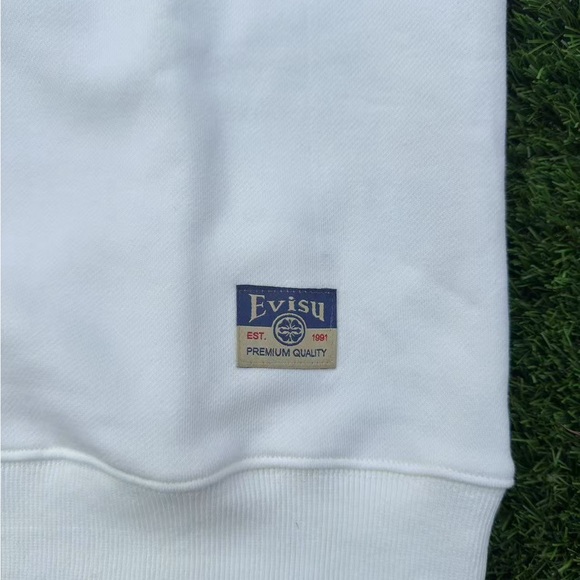 Evisu Men's Woven Sweatshirt - Picture 5 of 8